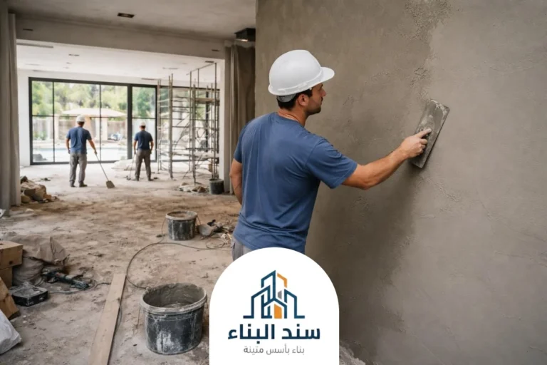 تلييس جدران الطائف