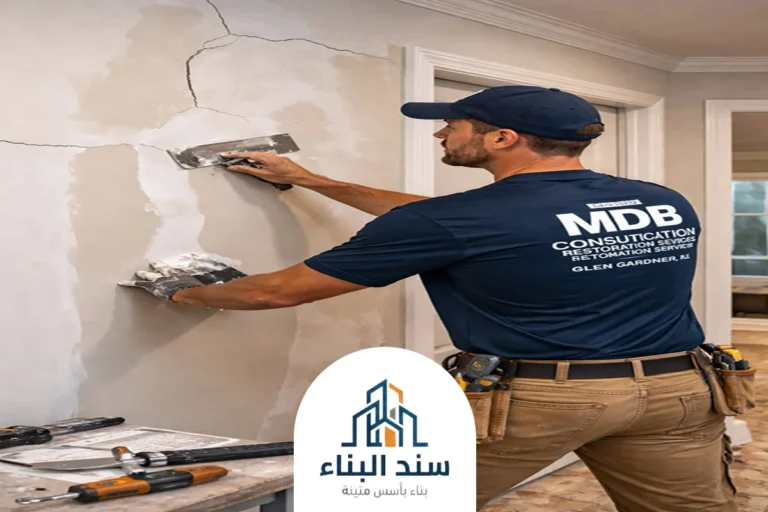 ترميم تشققات الجدران الطائف