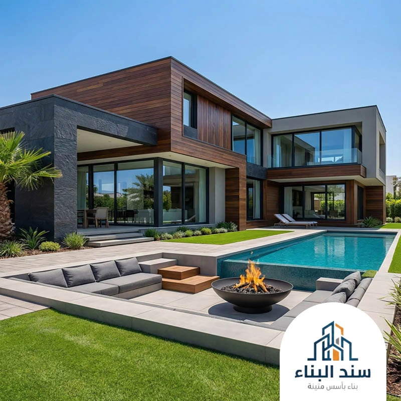 تصميم شاليه حديث في الطائف