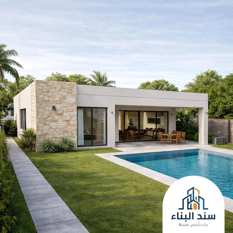 بناء شاليه صغير الطائف