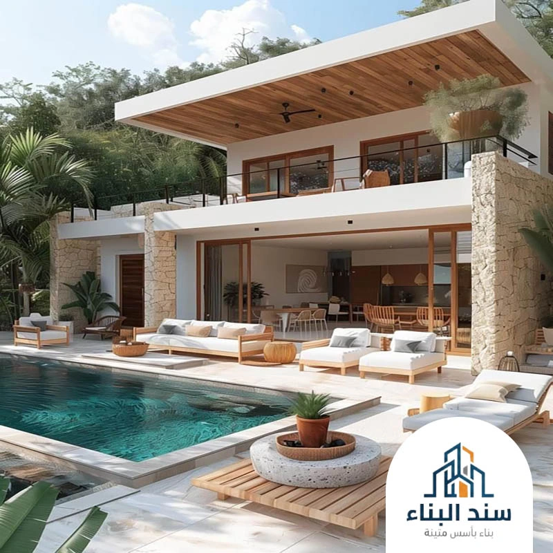 تصميم شاليه حديث في الطائف